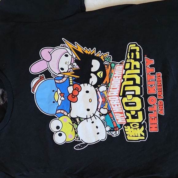 My Hero Academia Hello Kitty and Friends T-shirt Size Small - Picture 2 of 4